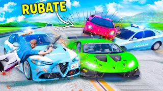 SCAPPO dalla POLIZIA con le LAMBORGHINI RUBATE! 👮‍♀️🚓