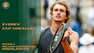 Alexander Zverev vs Zapata Miralles (R16) Roland Garros 2022 Highlights AO Tennis 2 PS4 Gameplay