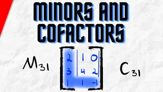 Minors and Cofactors of a Matrix | Linear Algebra