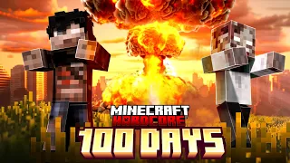 100 Days in a Nuclear Zombie Apocalypse in Hardcore Minecraft