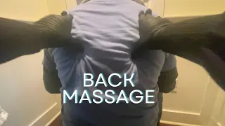 ASMR REAL PERSON🙌BACK MASSAGE🙌{FAST & AGGRESSIVE} ✅STRESS & TENSION RELIEF