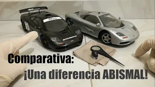 Comparativa de McLaren F1:  Maisto VS AutoArt (Escala 1:18)