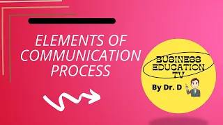 Elements of Communication Process