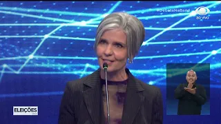 Ana Estela pergunta sobre cargos ministeriais aos candidatos 28/08/2022 23:46:02