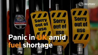 UK drivers are panic buying as up to 90% of fuel pumps dry