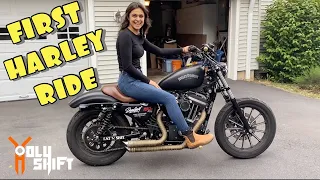 Her First Ride Harley Sportster / Iron 883 Build Project Reveal