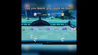 Did you know you could do this?.#genshinimpact #genshin #hoyoverse #genshinmemes #shorts #clips