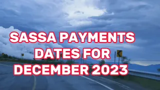 Old Age Pension Grant Payment Dates for December 2023 SASSA