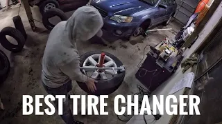 Harbor Freight + No Mar = THE BEST TIRE CHANGER