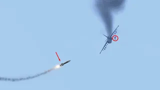 Today, Russian MiG-31 fighter jet shot down by Ukrainian air missile, pilot jump out | Arma 3