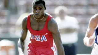 Carl  Lewis  CLASSIC  LEWIS  FINISH  AND  WIN  in  100m