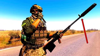 What is this Massive Soviet Rifle?? Destroying Russians in Ukraine?? - ARMA3