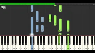 KULT - W Czarnej Urnie | Adelina Piano synthesia tutorial