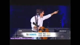 PAUL McCARTNEY & NIRVANA, DEVE GROHL - CUT ME SOME SLACK, MY VALERY, 12.12.12 SANDY RELIEF CONCERT