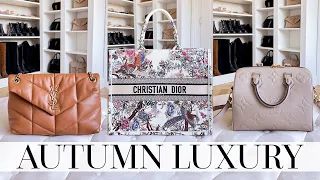LUXURY BAG LINE-UP! Dior Book Tote, Saint Laurent Loulou Puffer, Marc Jacobs Teddy & LV Speedy