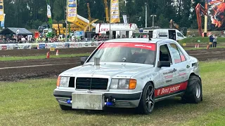 DCPO Benz Power finale run tractorpulling zele 2023 OM606 HX40 8mm dieselmeken trekkertrek 4K