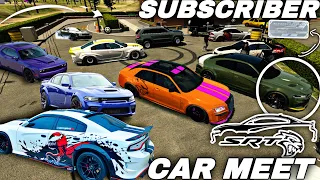 I HOSTED A CAR MEET TAKEOVER WITH MY SUBSCRIBERS.. | CAR PARKING MULTIPLAYER RP!