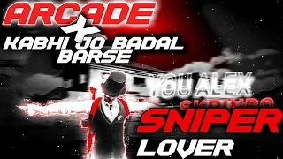 Arcade x Kabhi Jo Badal Barse | bgmi montage | IQOO Z5 | H9ckr