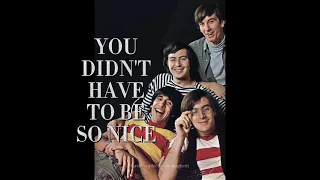 The Lovin' Spoonful - You Didn't Have To Be So Nice (Lyrics + Motion Picture)