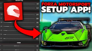 This ENGINEER APP helps you Build Setups in Forza Motorsport!