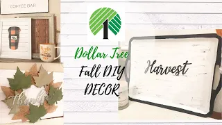 DOLLAR TREE FALL DIY DECOR | FALL FARMHOUSE DIYS | DOLLAR TREE FALL 2019