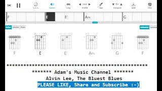 Alvin Lee, The Bluest Blues (youtube.com/@AMC.Adam.music.channel)