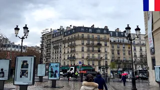 🇫🇷🌧【HDR 4K】Paris Rainy Walk - Porte d'Italie through Place d'Italie to Place Monge (Mar 2024)