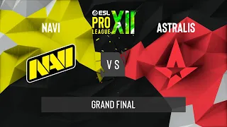 CS:GO - Natus Vincere vs. Astralis [Dust2] Map 1 - ESL Pro League Season 12 - Grand Final - EU