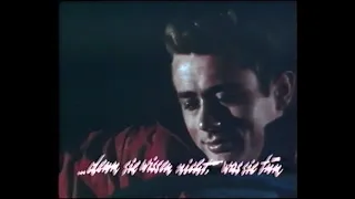 ...denn sie wissen nicht, was sie tun (USA 1955 "Rebel Without a Cause") german VHS Teaser Trailer