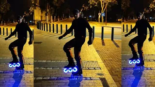 Luminated blue LED wheels 3x110 from AliExpress