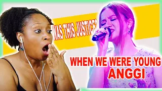 ANGGI - WHEN WE WERE YOUNG (Adele) - ROAD TO GRAND FINAL - Indonesian Idol 2021-REACTION