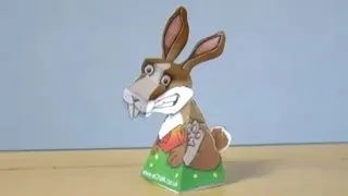 Amazing 3D Swivel Head illusion: Jack the Hare