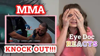 Leon Edwards vs Belal Muhammad Eye Poke At UFC Fight Night 187 | Eye Doctor Reacts