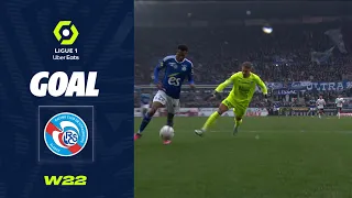 Goal Habib DIALLO (45' +1 - RCSA) RC STRASBOURG ALSACE - MONTPELLIER HÉRAULT SC (2-0) 22/23
