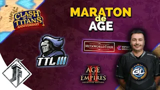 MARATON DE AGE - Clash of the titans | Titans League | MetaWorldTour JUEGAN TODOS!