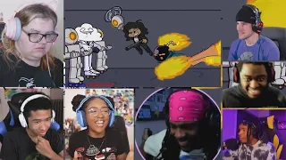 Whitty vs Boyfriend Fire Fight Part 3 (Friday Night Funkin' Animation) [REACTION MASH-UP]#1688