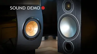 KEF LS50 vs Monitor Audio Bronze 2 SOUND DEMO