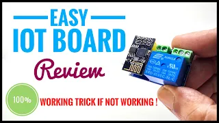 Esp 8266-01 relay module review & not working problem solving