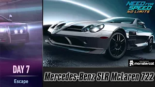 Need For Speed No Limits: Mercedes-Benz SLR McLaren 722 | Blackridge Breakout (Day 7 - Escape)