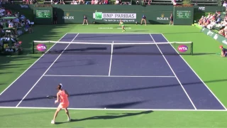 [6] A. Radwanska (POL) vs. S. Sorribes Tormo (ESP) - 2017 BNP Paribas Open