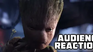 Groot   Stormbreaker Clip Avengers Infinity War  Best Audience Reactions