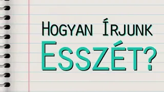 Hogyan írjunk esszét