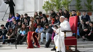 (3/5/2024) Pope Francis to Venice youth: “The secret of great achievements is perseverance”