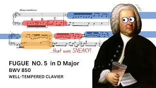 Bach - Fugue No. 5 in D Major, BWV 850 - Analysis