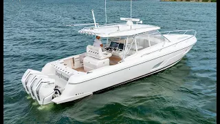 Luxury Boating onboard Intrepid 409 Valor (2021) w/ Mercury 450s and Sea Keeper