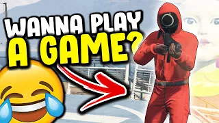 Squid Game - FORCING Games on Gang Server (GTA 5 RP)