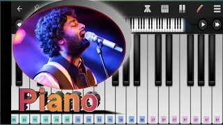 Kabhi Jo Badal Barse | Arijit Singh | Mobile Piano Tutorial | Heart Touching Music | Piano Notes