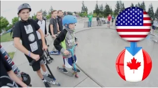 SCOOTERS TAKE OVER SKATEPARK!