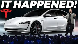 Elon Musk Reveals The REDESIGNED 2024 Tesla Model 3 & SHOCKS The Entire Industry!
