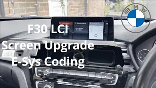 BMW F30 Screen Upgrade and Coding, OEM 8.8 Screen HU_EntryNav2